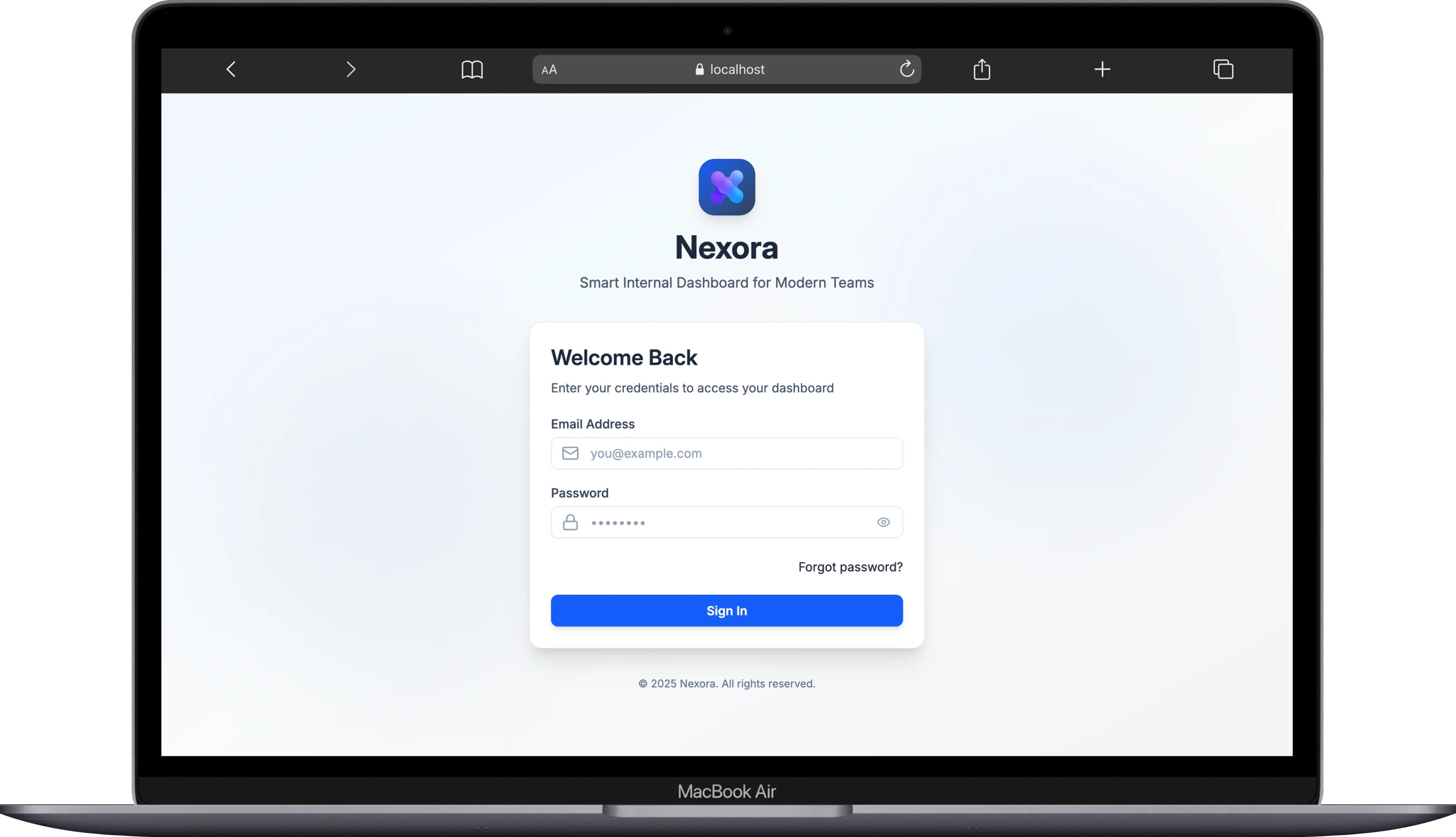 Nexora App - Dashboard Internal Cerdas untuk Tim Modern